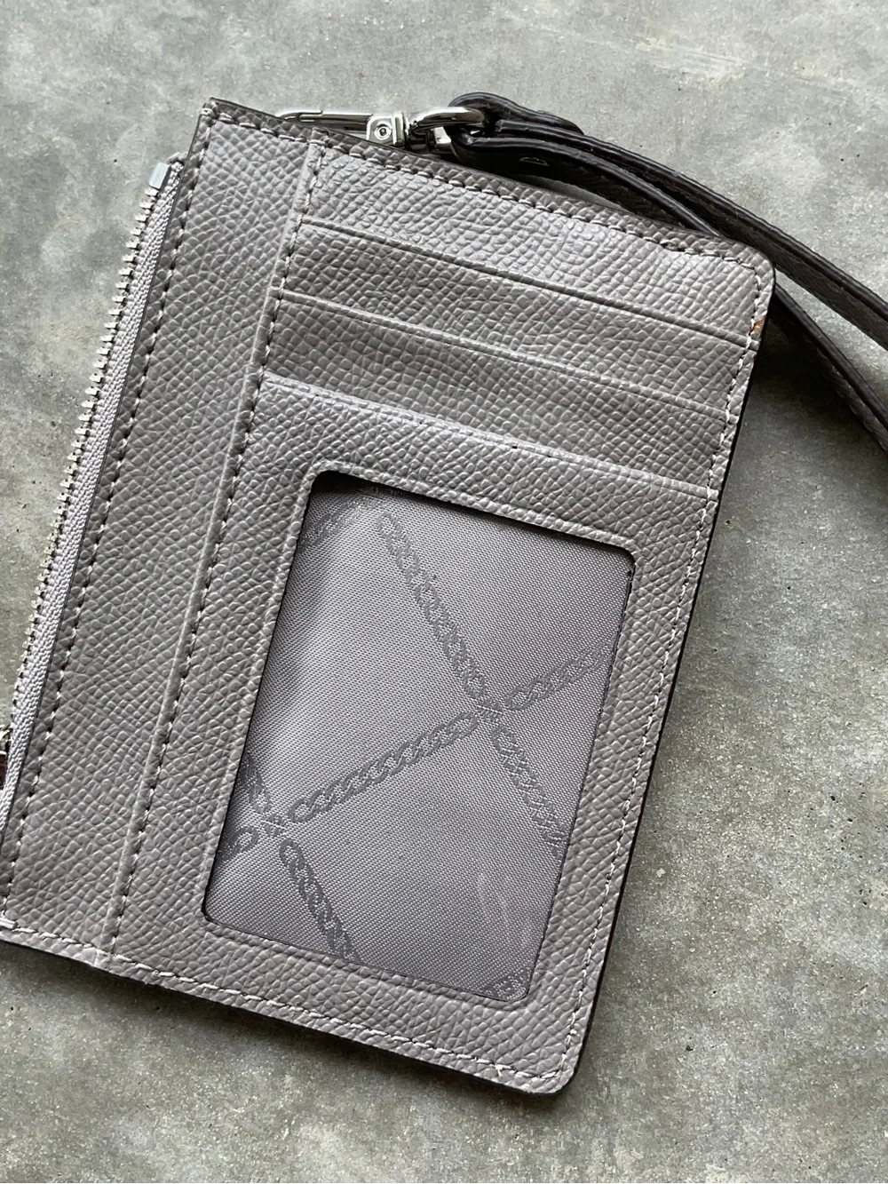 Michael Kors Gray with Silver Accents Wristlet Card Case - Picture 10 of 10